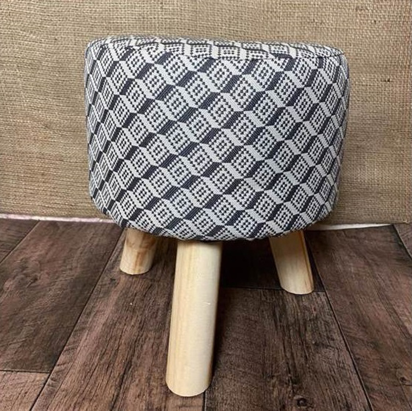 Square Patterned Stool