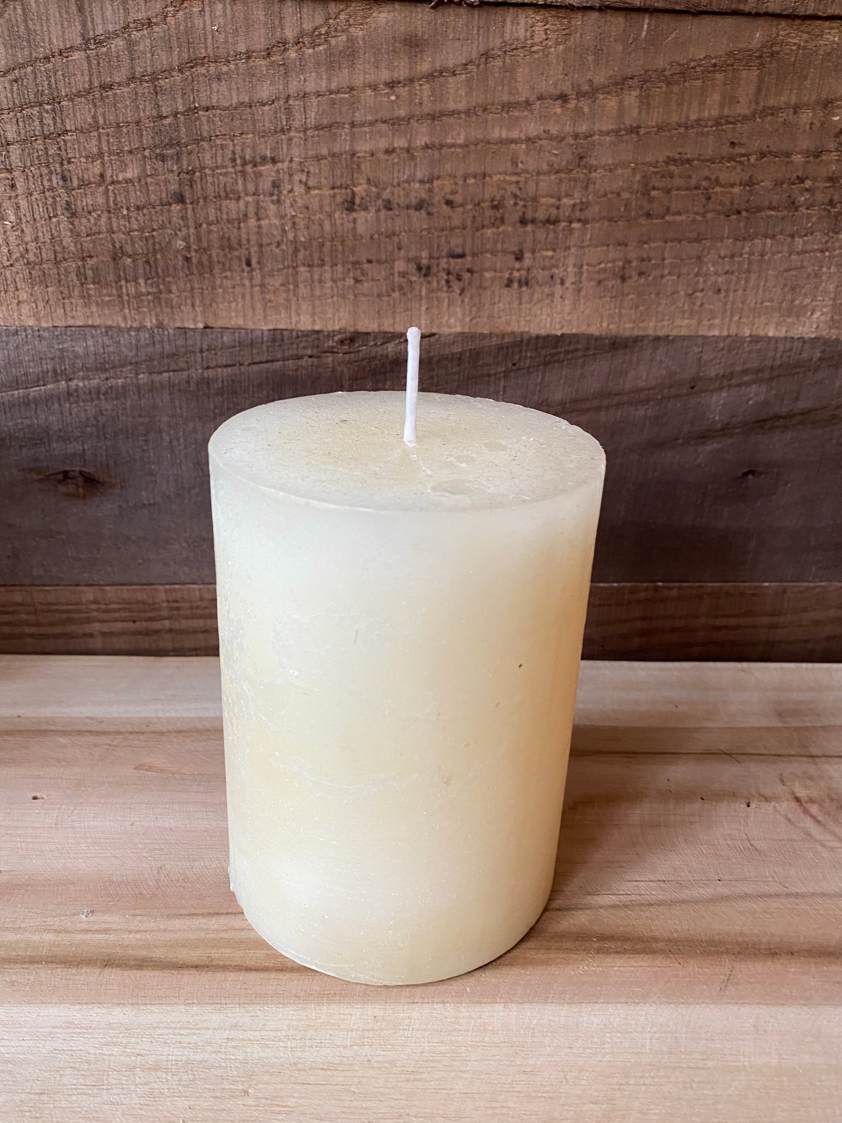 Cream Small Chunky Candle