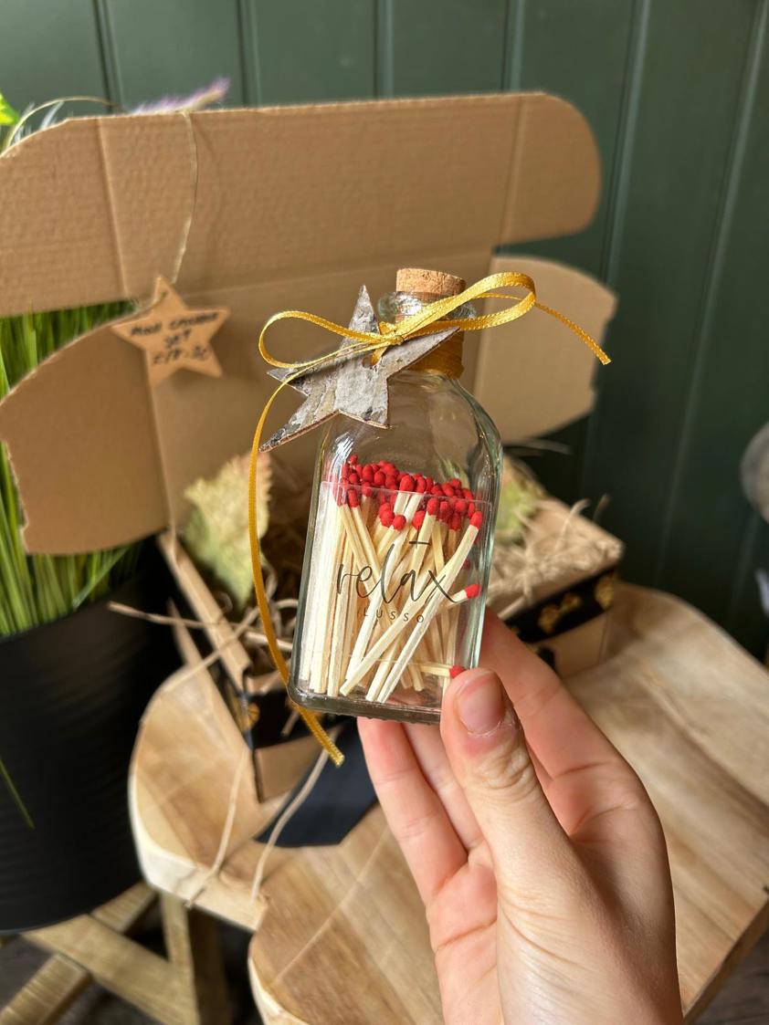 Lusso House Mini Candle & Matches Gift Set