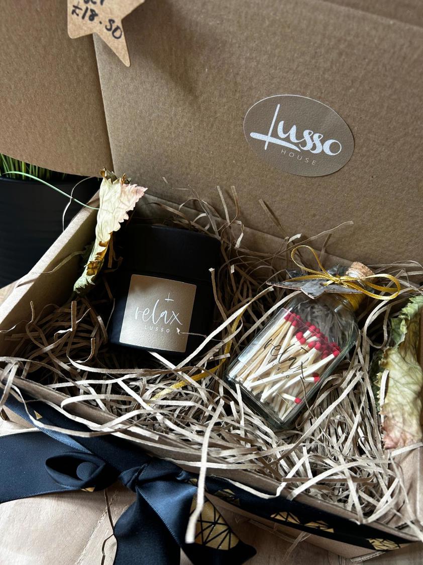 Lusso House Mini Candle & Matches Gift Set