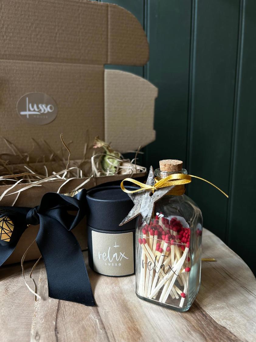 Lusso House Mini Candle & Matches Gift Set