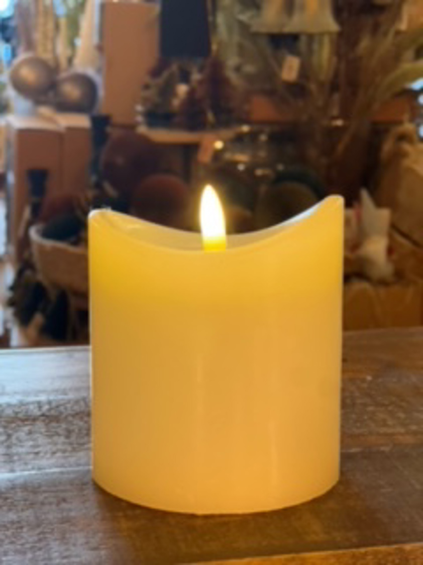 LED Ivory Candle