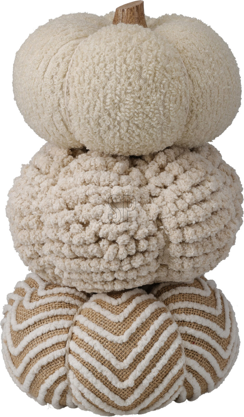 Extra Large Textured Cream Pumpkin