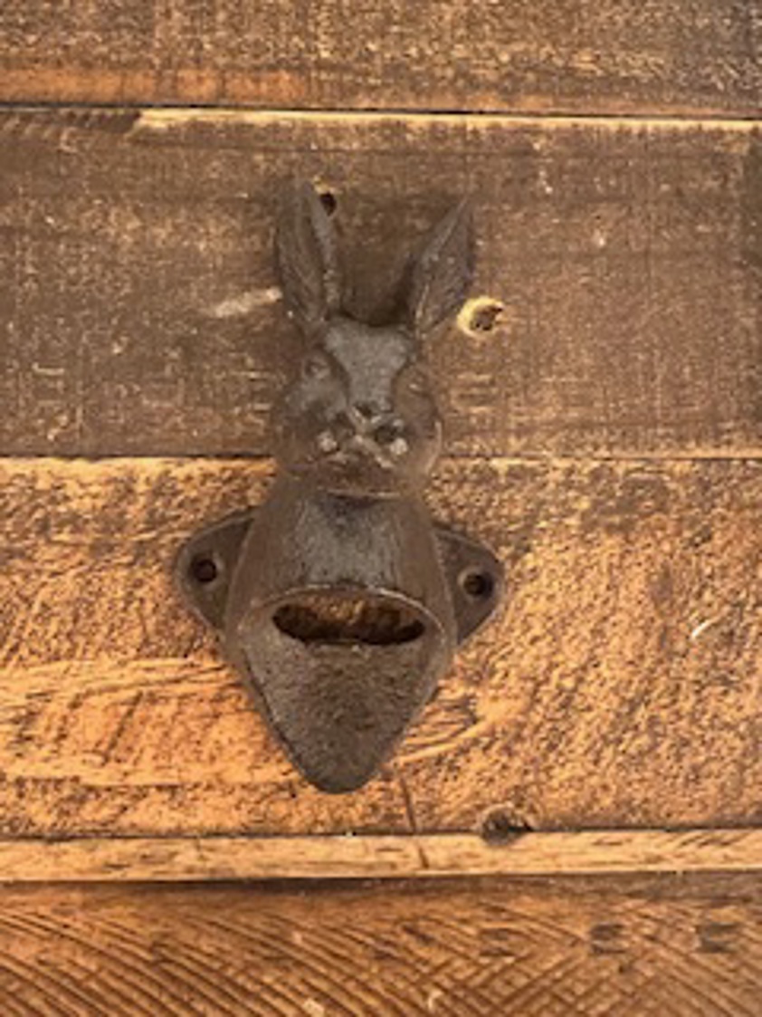 Cast Iron Hare Bottle Opener