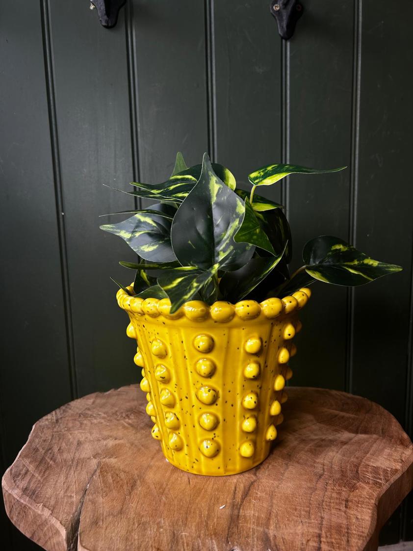 Bobble Yellow Vase