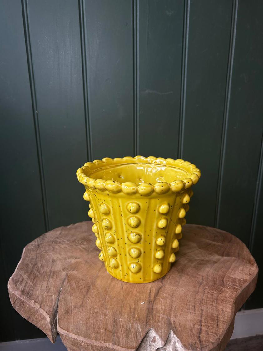 Bobble Yellow Vase
