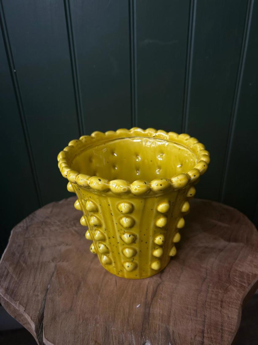 Bobble Yellow Vase