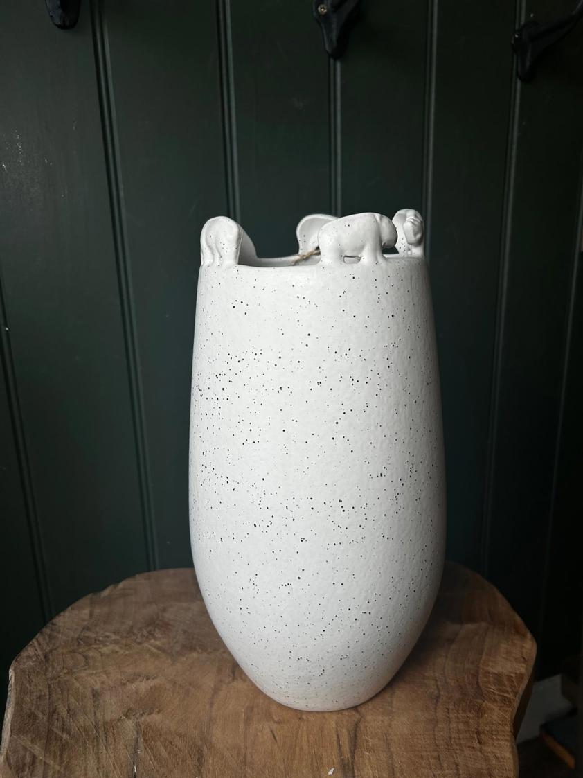 Animal Top Natural Vase