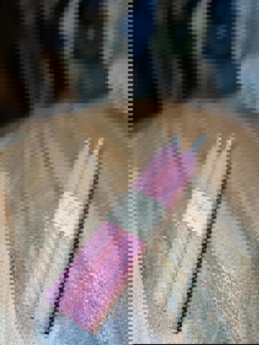 Pink 100% Natural Beeswax Dinner Candles (Set of Two)