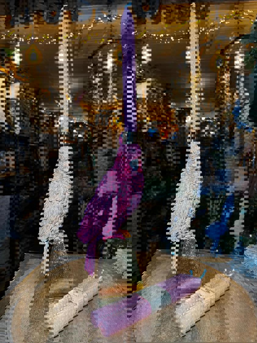 Pink 100% Natural Beeswax Dinner Candles (Set of Two)