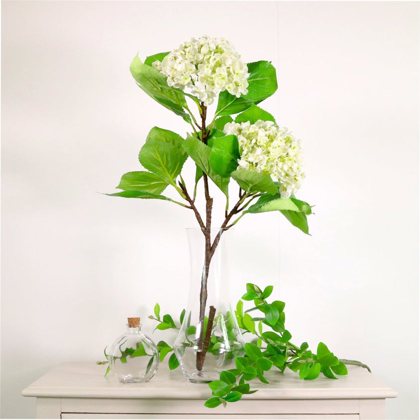 Artificial Imperial Hydrangea Spray Ivory