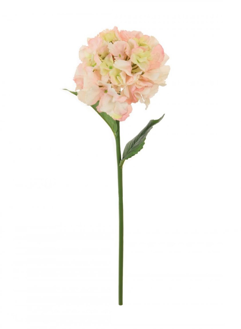 Silk Short Stem French Hydrangea Pale Pink 106576