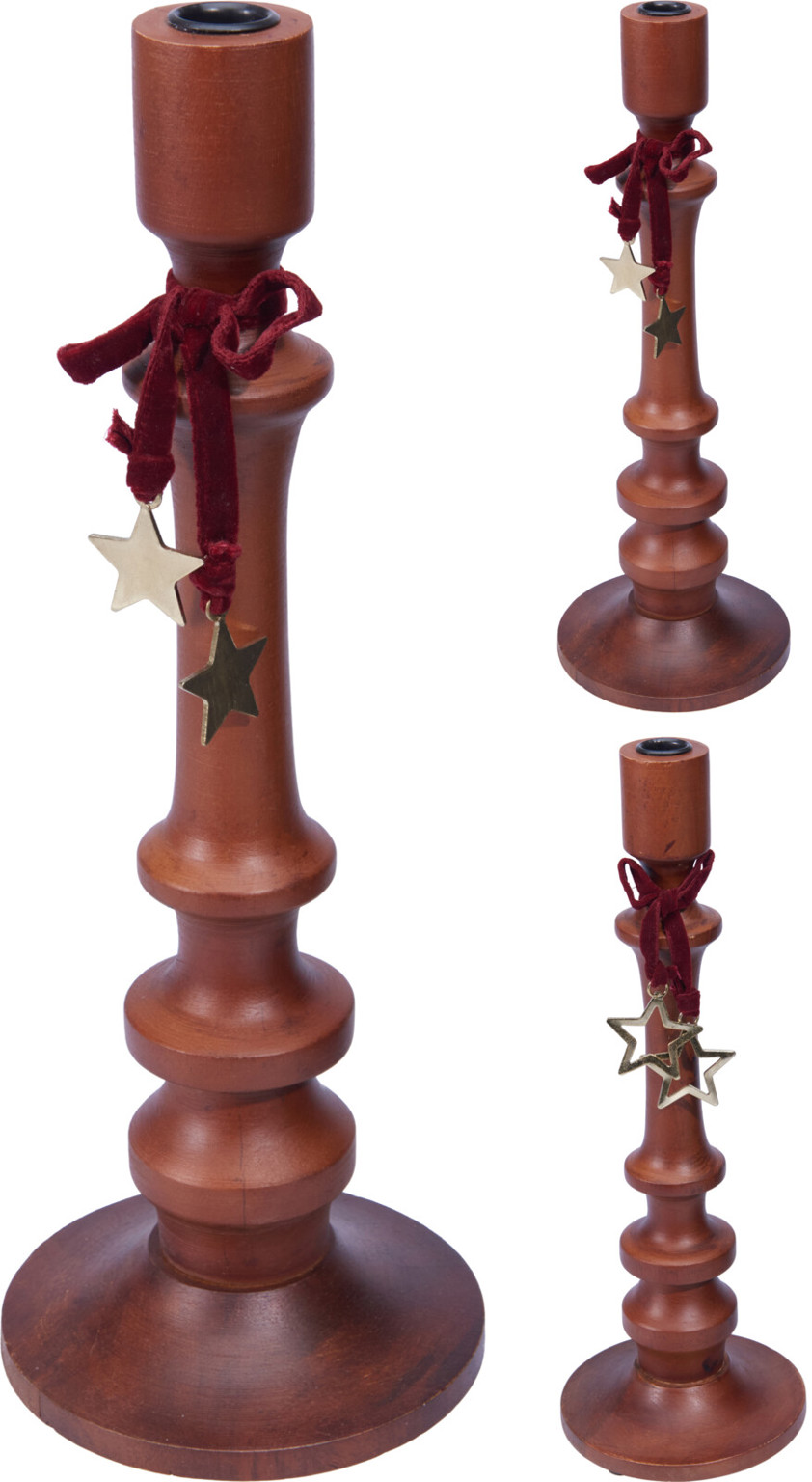 Wood Candle Holder