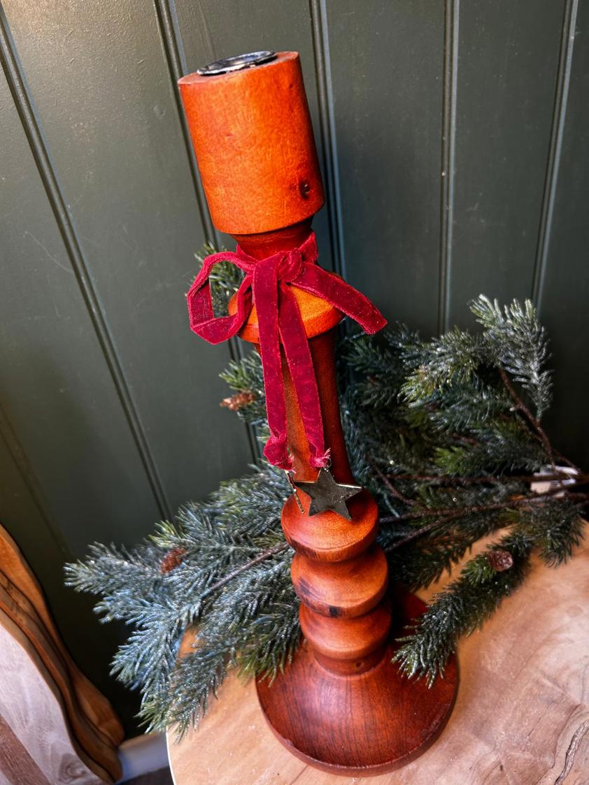 Wood Candle Holder
