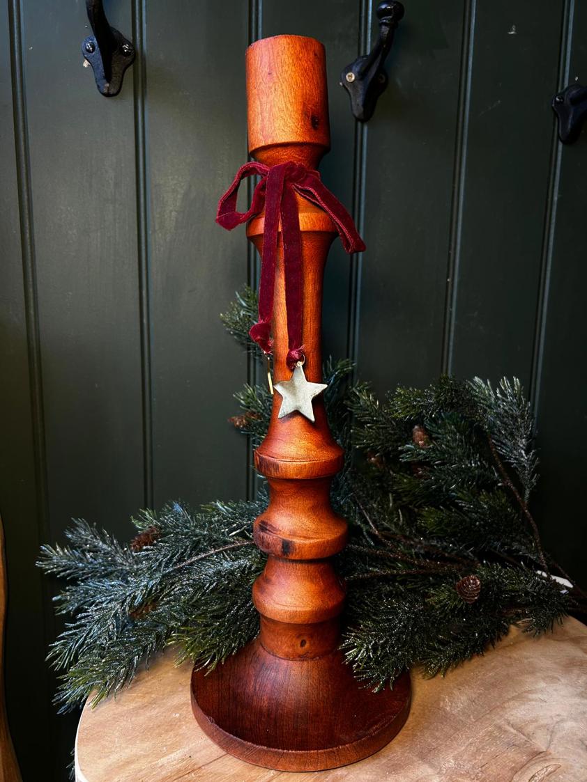 Wood Candle Holder