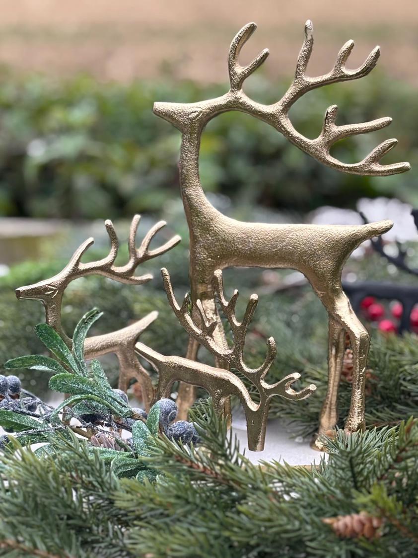 Large Gold Reindeer