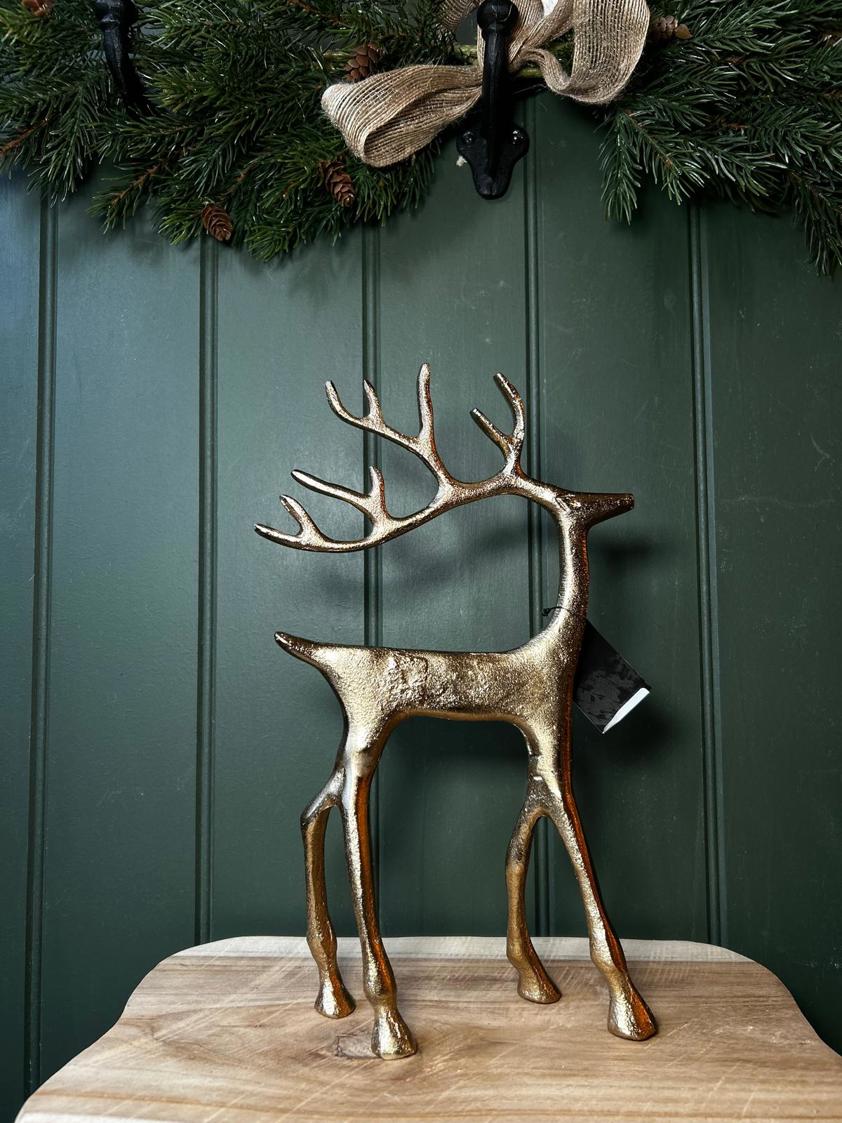 Large Gold Reindeer