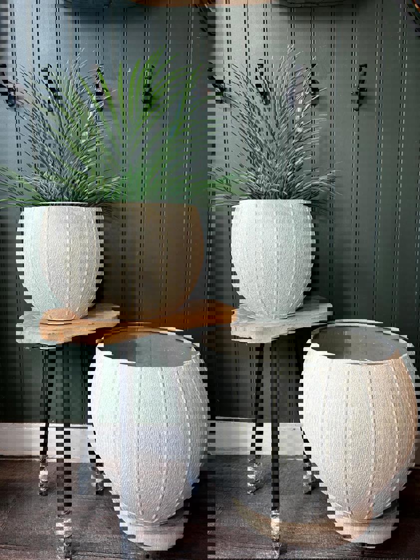 Stone Effect Metal Planters