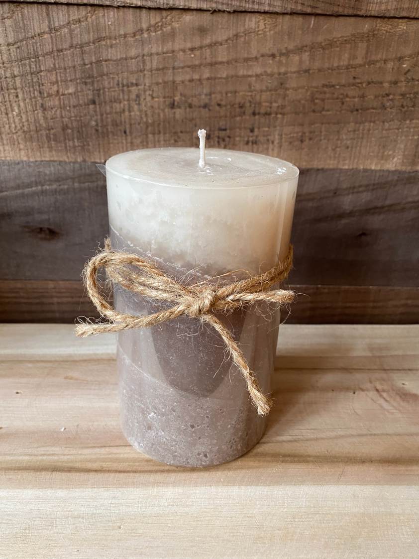 Light Brown Ombre Medium Brown Ombre Candle
