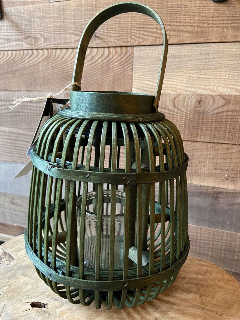 Green Bamboo Lantern