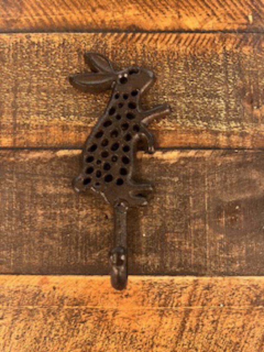 Cast Iron Rabbit Hook