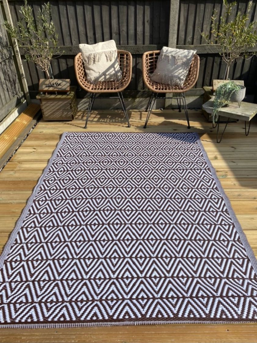 Brown 150x210cm Indoor/Outdoor Rug