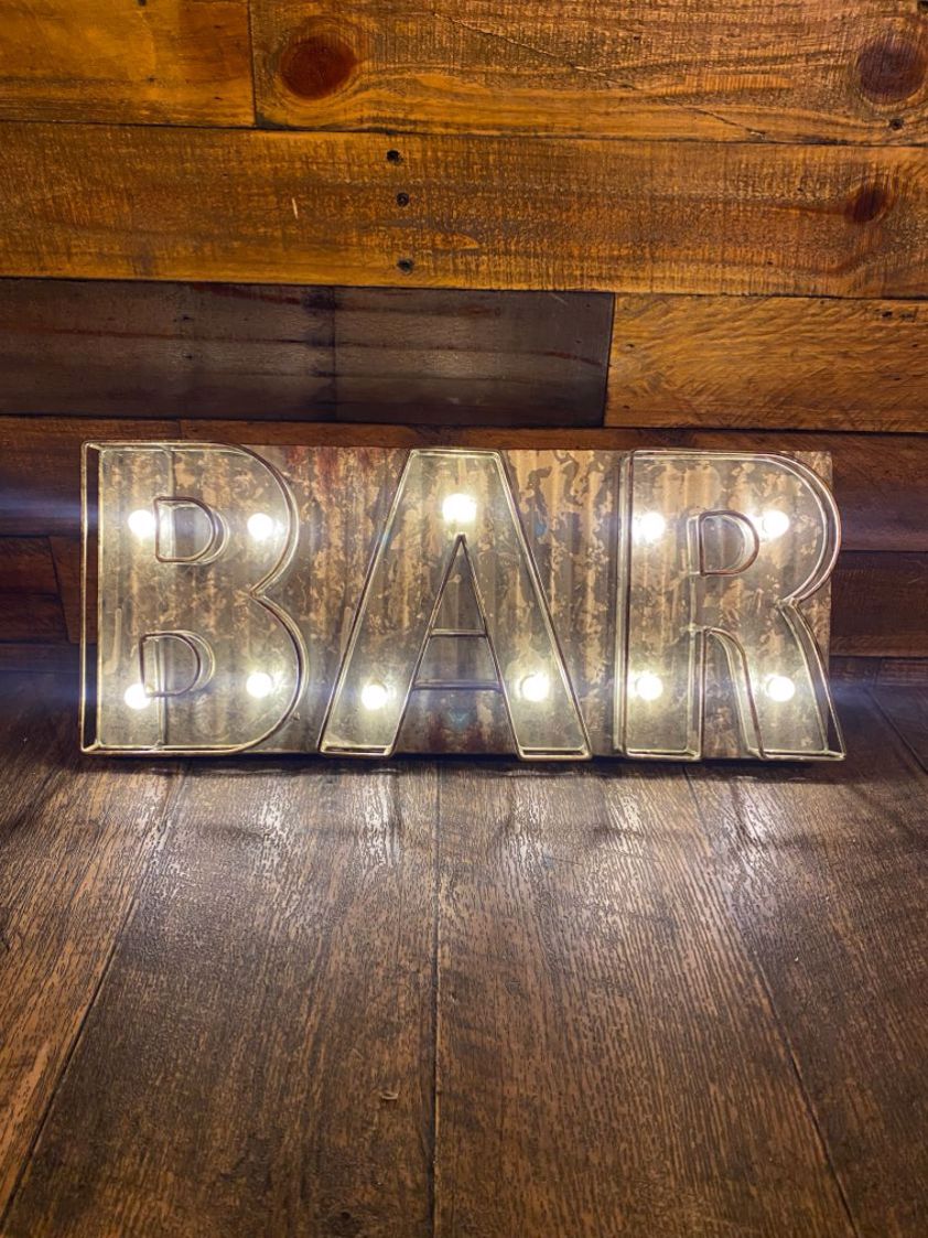 Light up Bar Sign