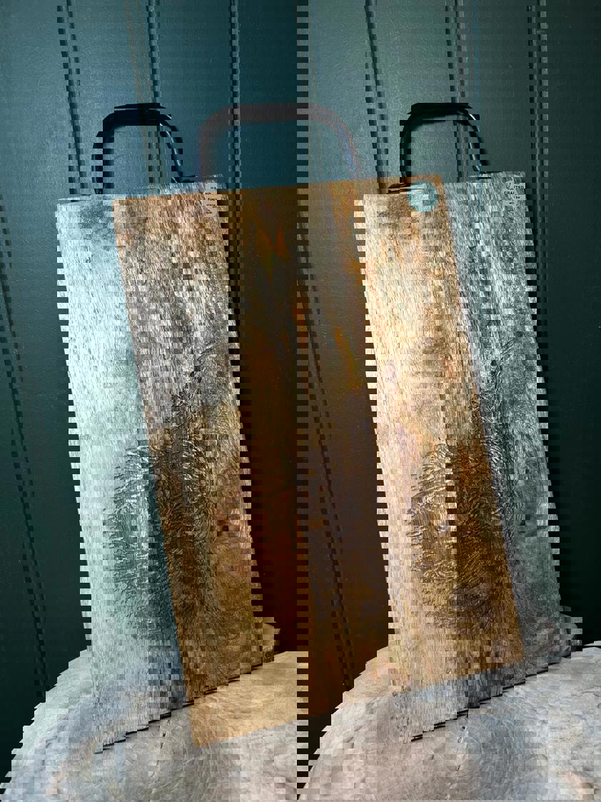 Highland Cow Mango Wood Chopping Board