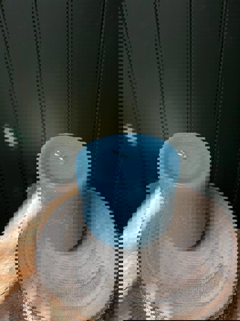 10cm x 10cm Candle Rounded At The Base