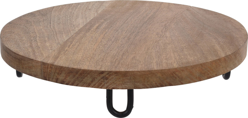 Mango Wood Round Serving Board (Small)