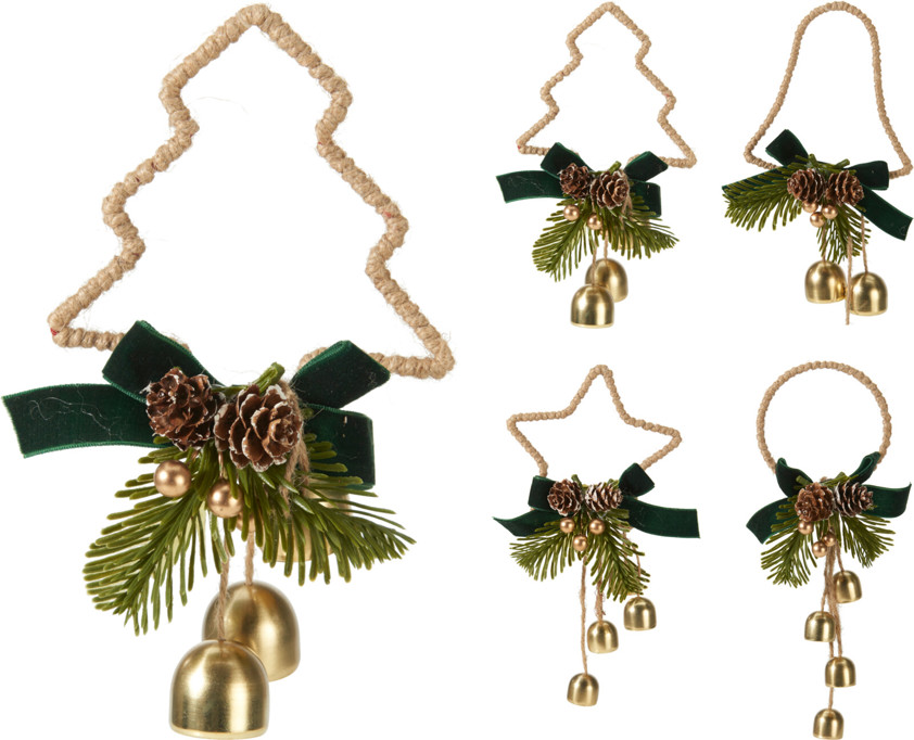 Hanging Jute Christmas Decor