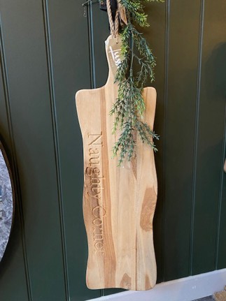  Engraved Serving/Grazing Board - Wavy Edge Personalised Option