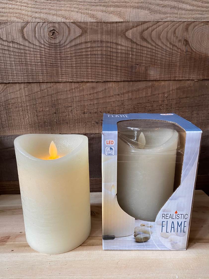 Tall LED Flicker Candle