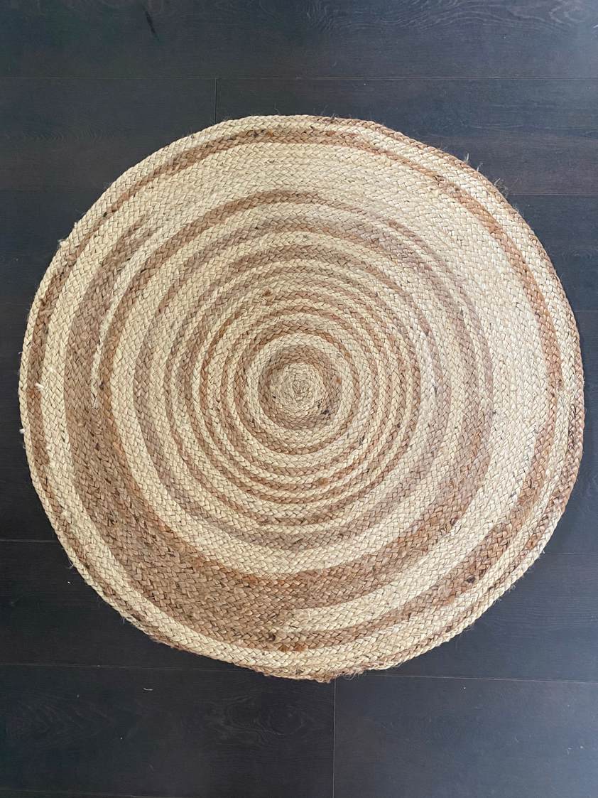 Style 2 Round Natural Floor Mats/ Rugs
