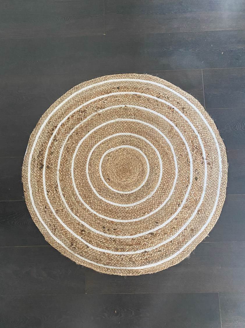 Style 1 Round Natural Floor Mats/ Rugs