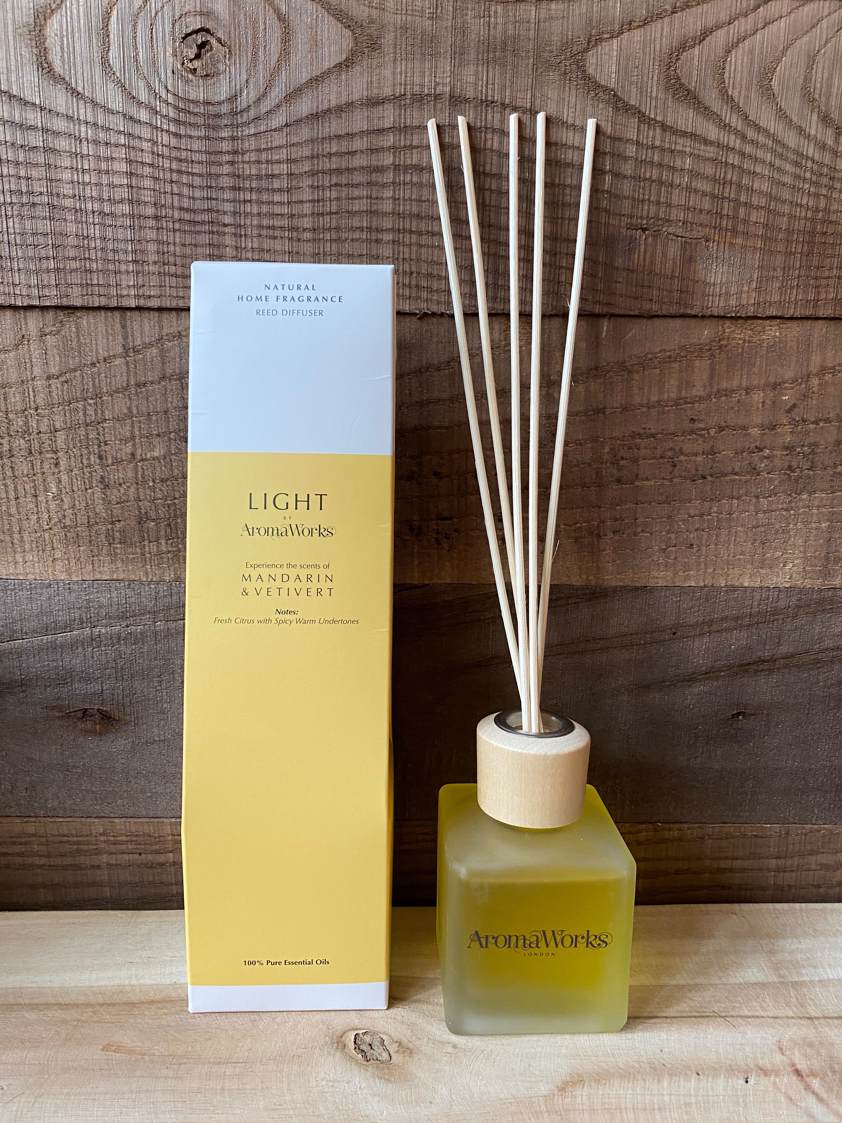 AromaWorks - Mandarin & Vetivert 100ml Diffuser