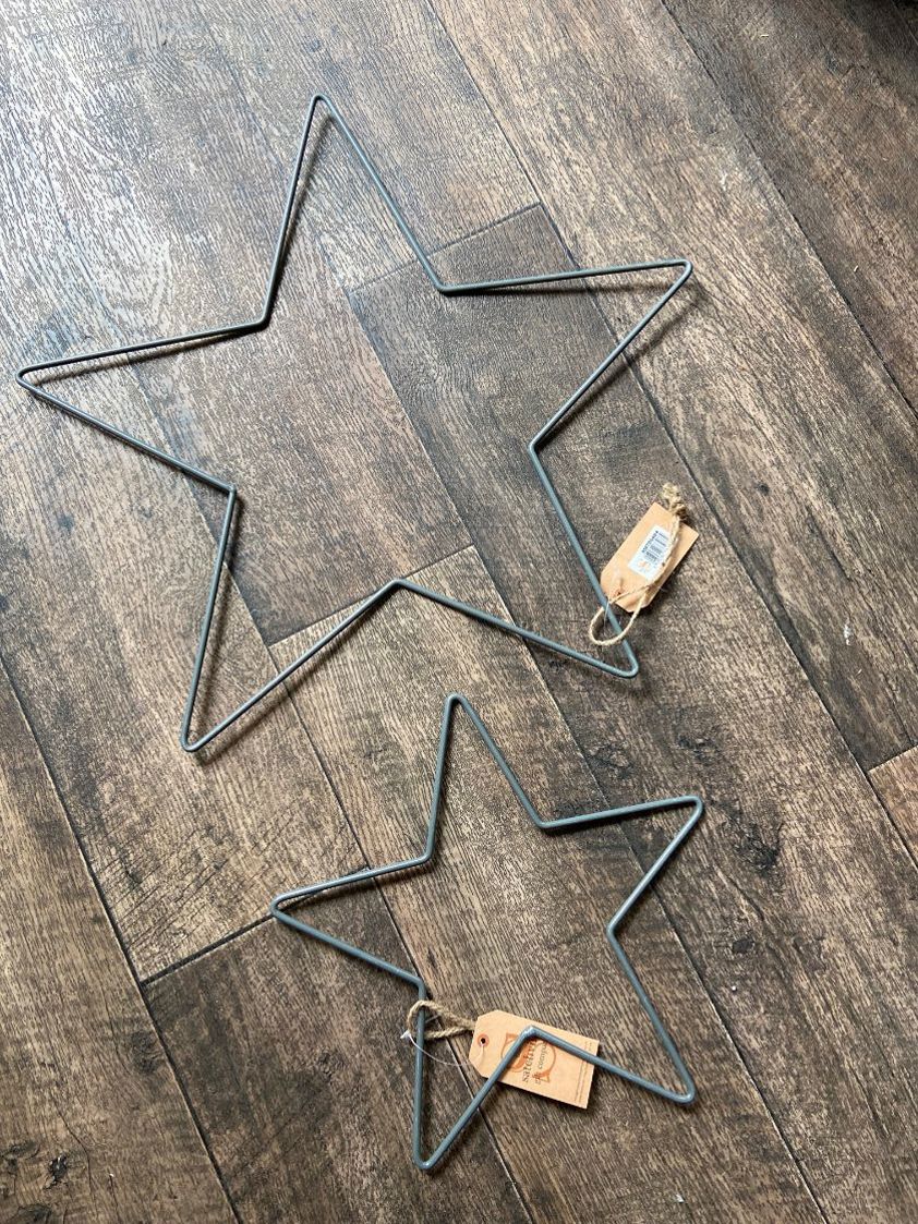 Dark Grey Metal Star (2 Sizes)