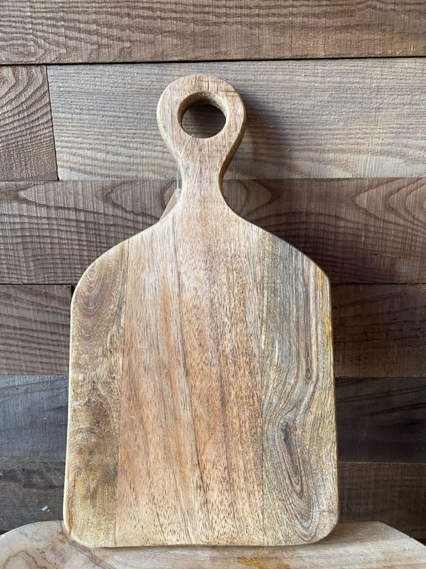 Mango Wood Chopping Board with Ring Handle
