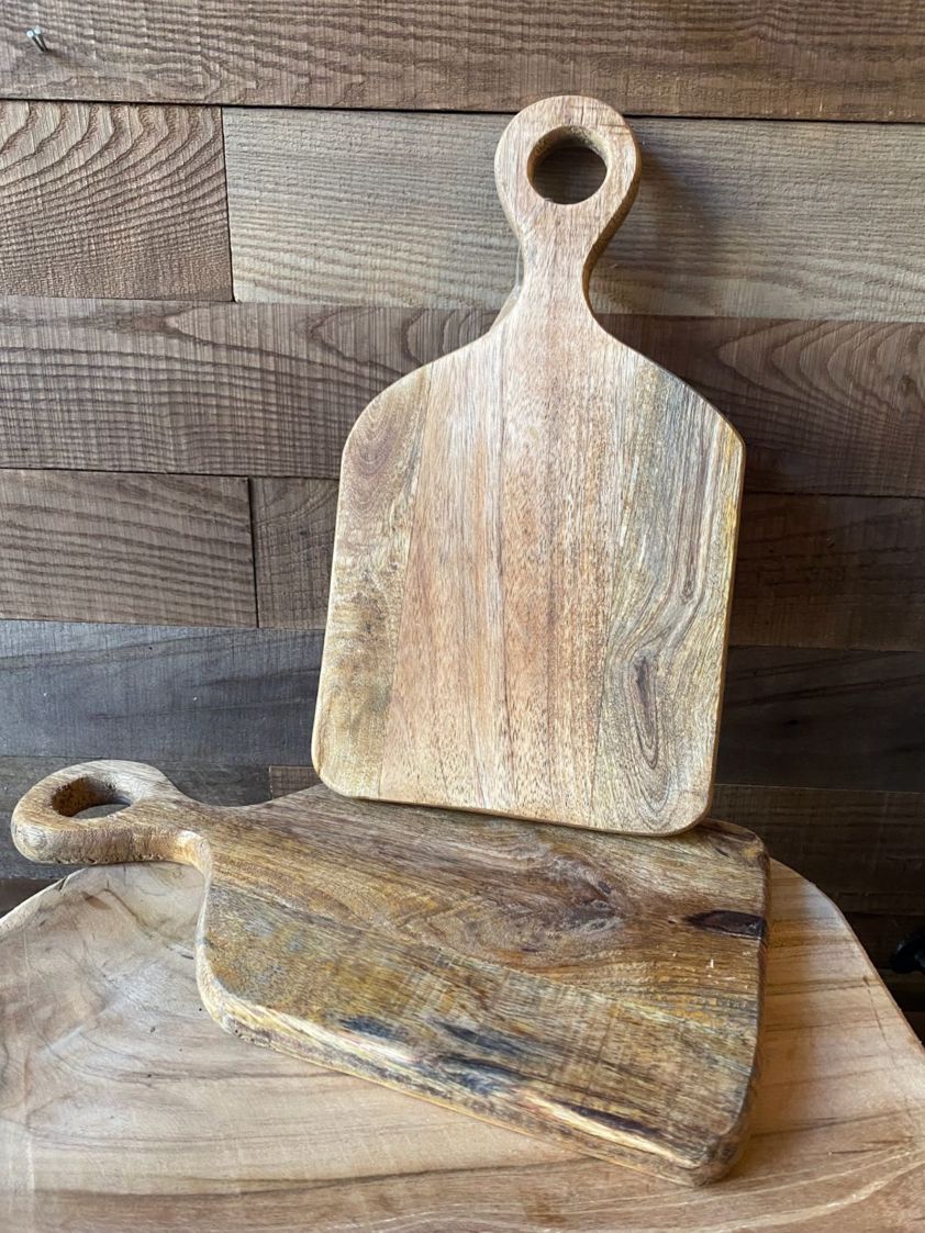 Mango Wood Chopping Board with Ring Handle