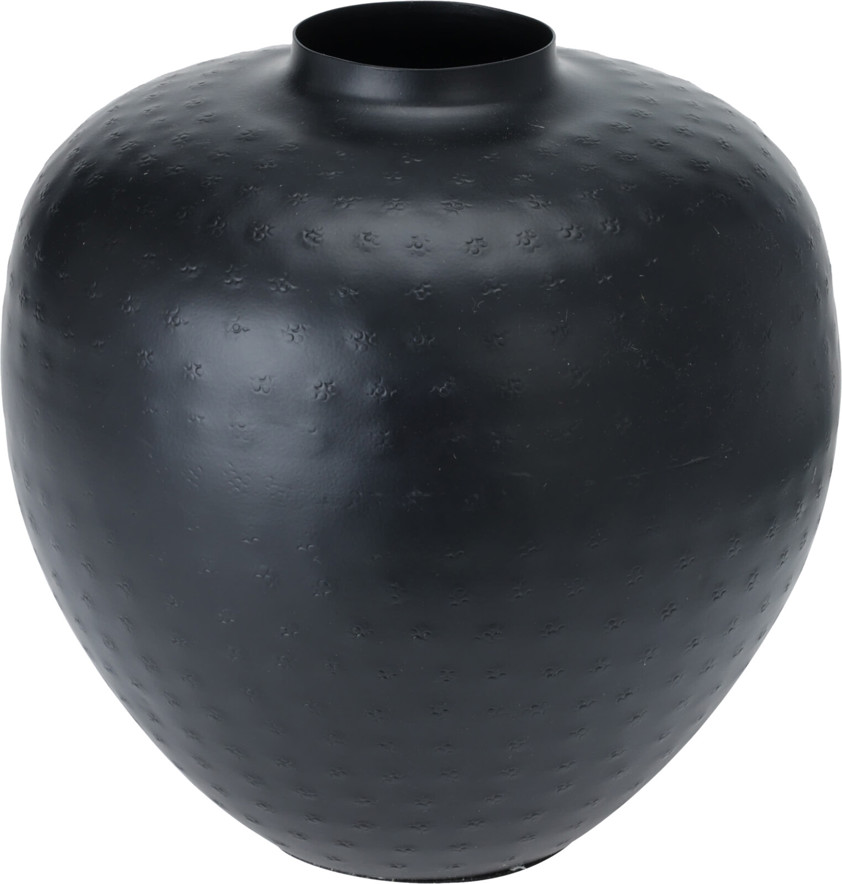 Black Metal Decorative Vase