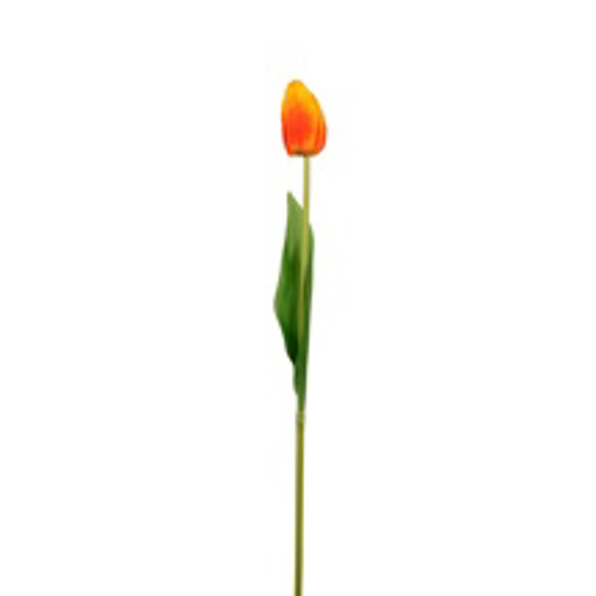 Orange Real Touch Tulip Stem