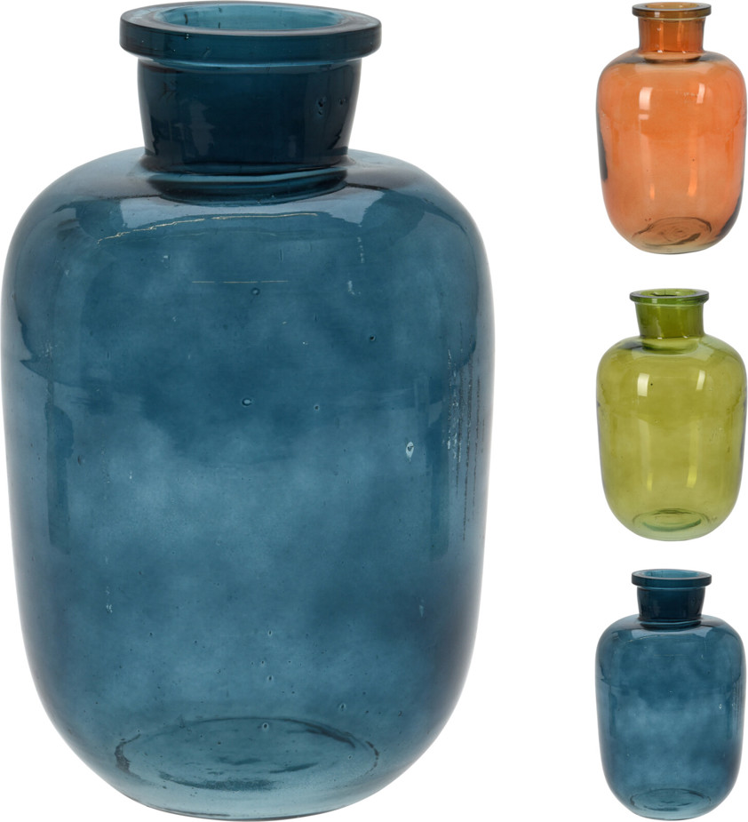 Blue Glass Coloured Glass Vase YE1000600