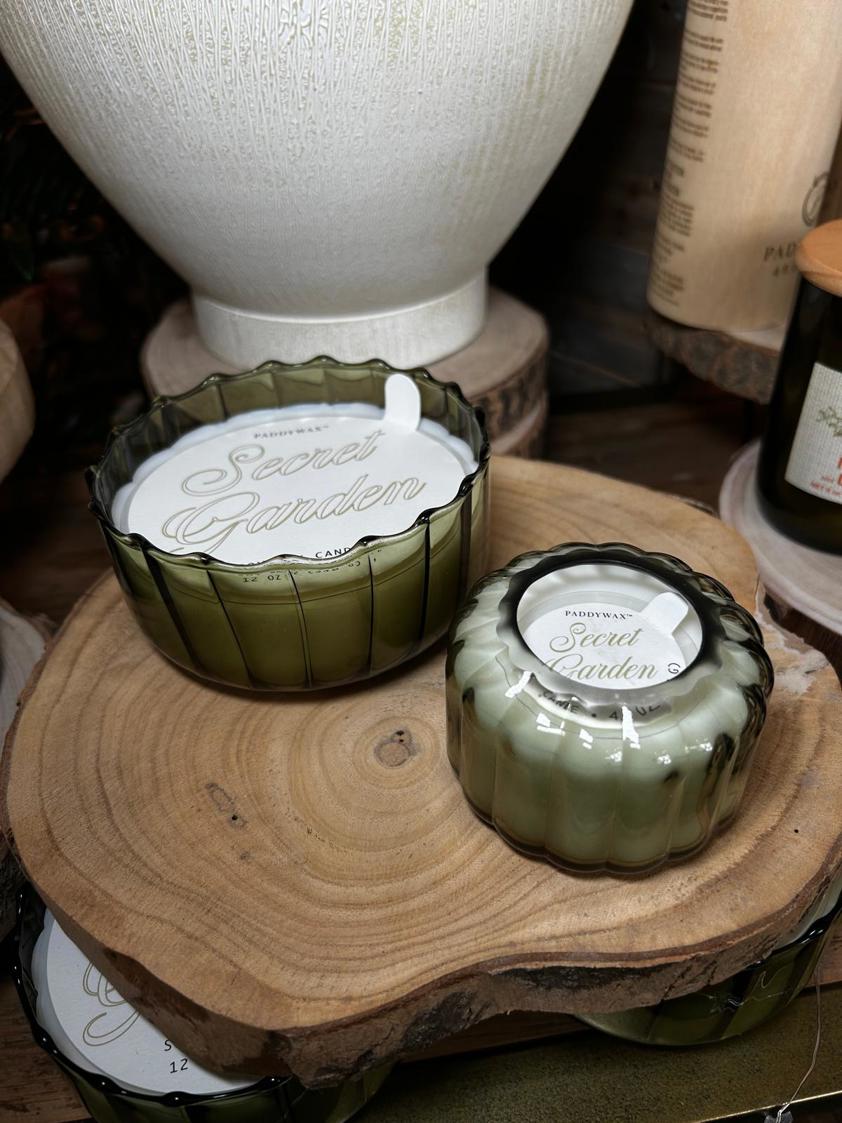 Paddy Wax Ripple Glass Scented Candle