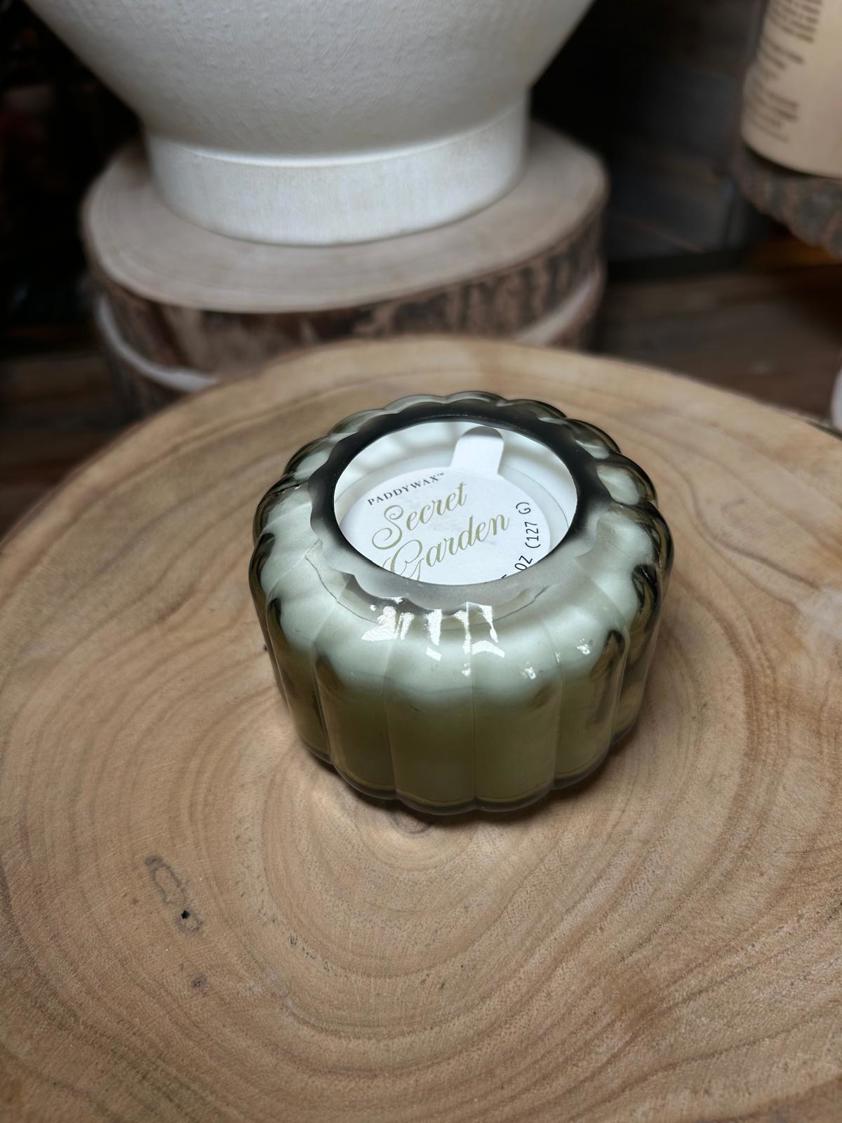 Paddy Wax Ripple Glass Scented Candle