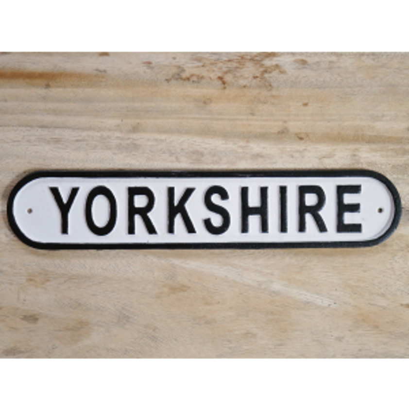 Yorkshire Cast Iron sign 6565