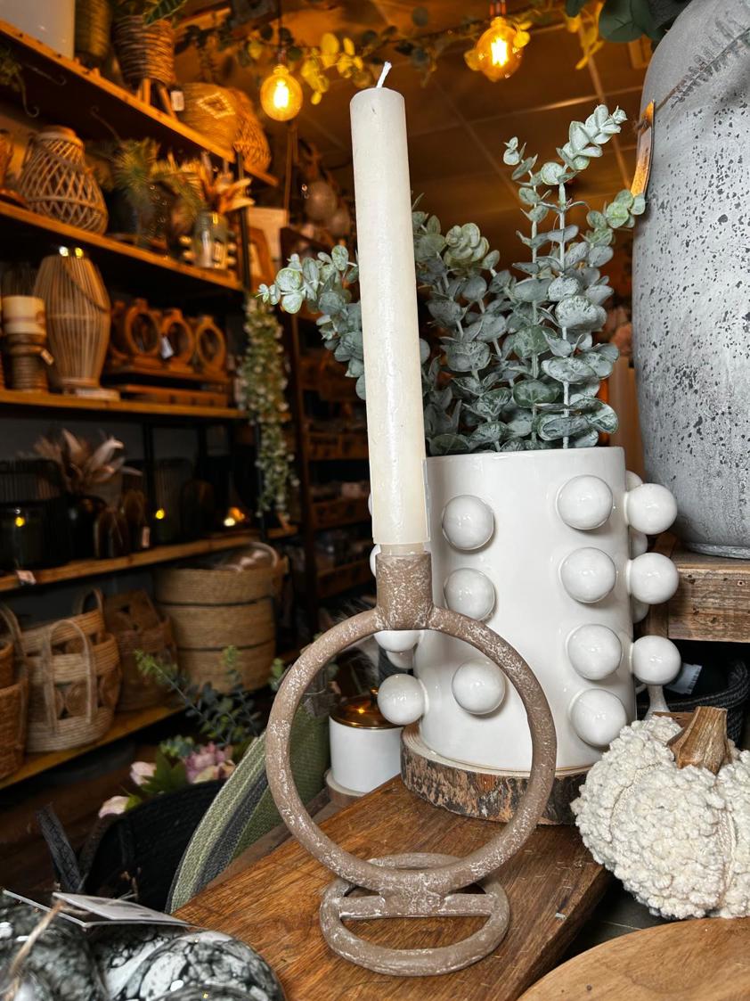 Circle Metal Candle Holder