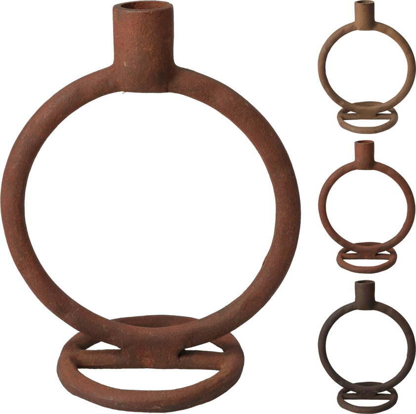 Circle Metal Candle Holder
