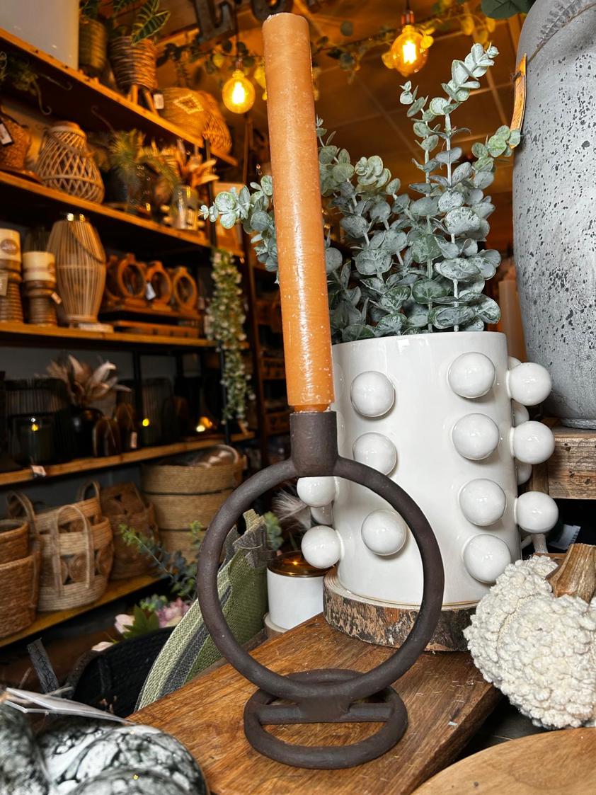 Circle Metal Candle Holder