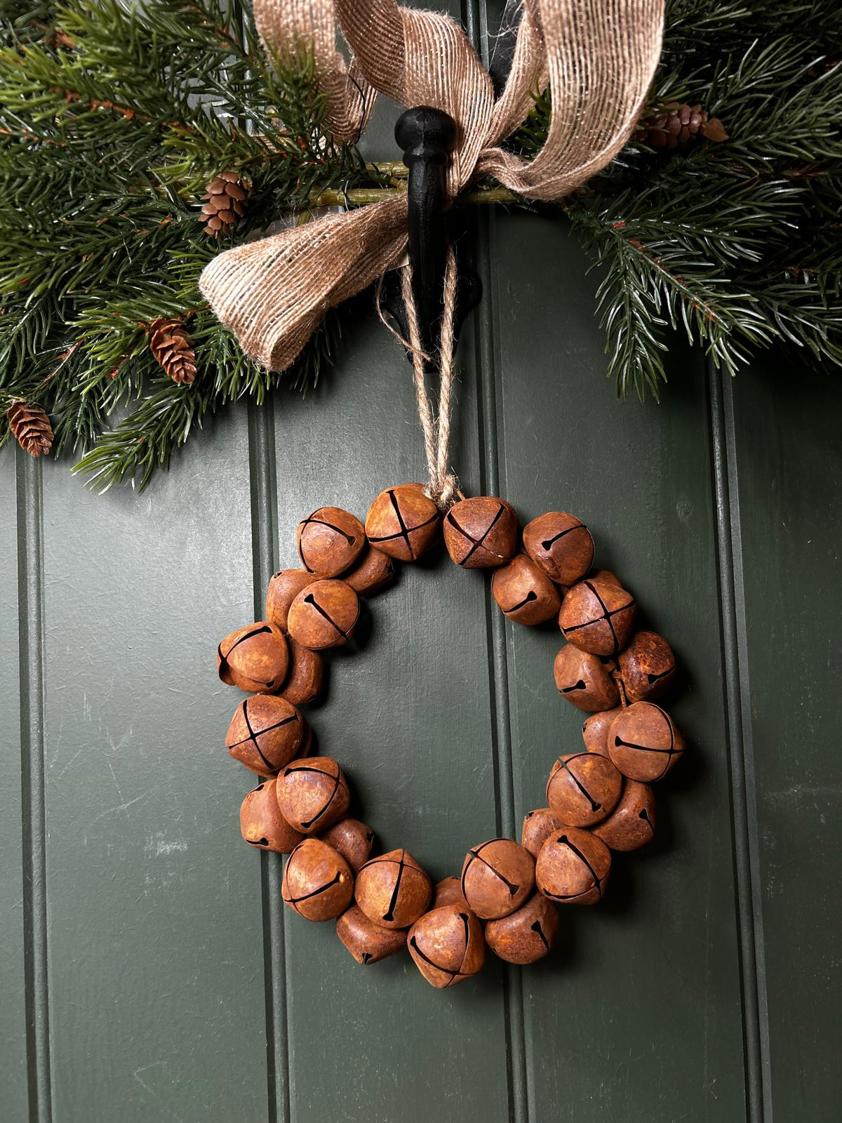 Rustic Bell Hanging Wreath