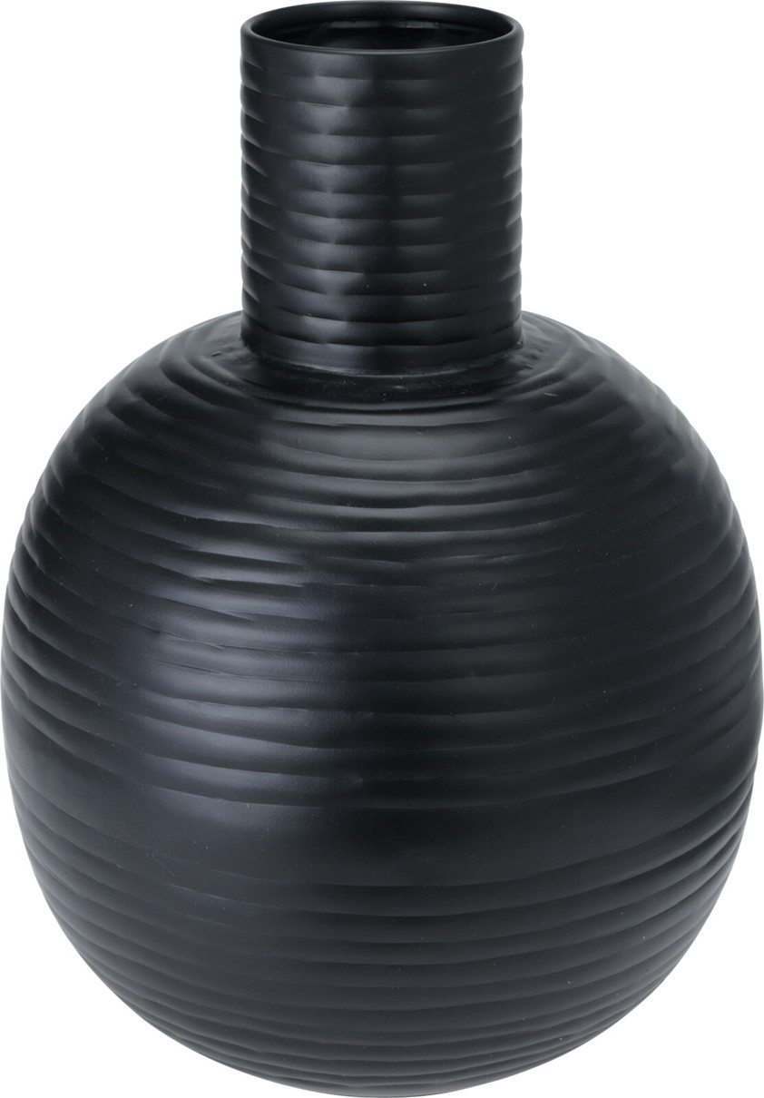 Black Iron Vase